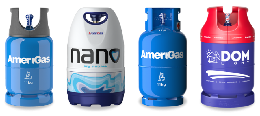 mała butla gazowa